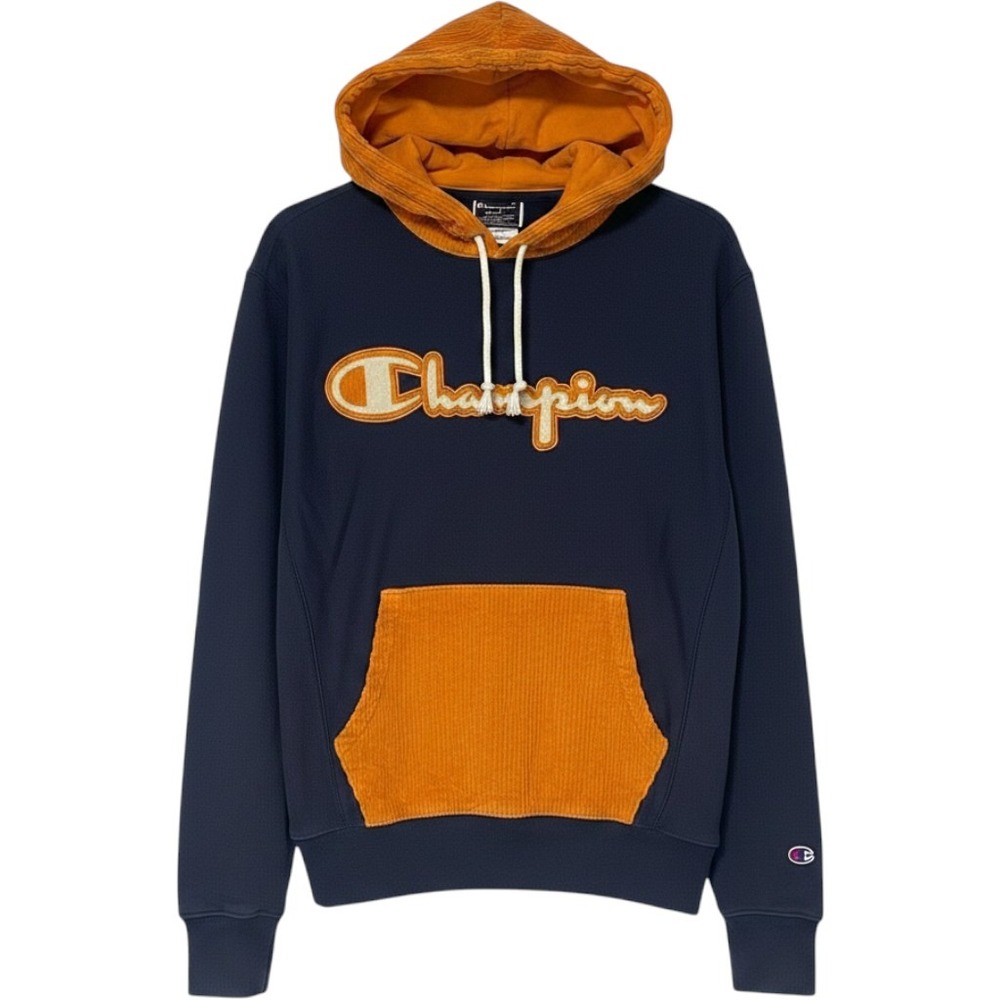 Champion Life Reverse Weave Corduroy Hooded Sweatshirt Men's Small
